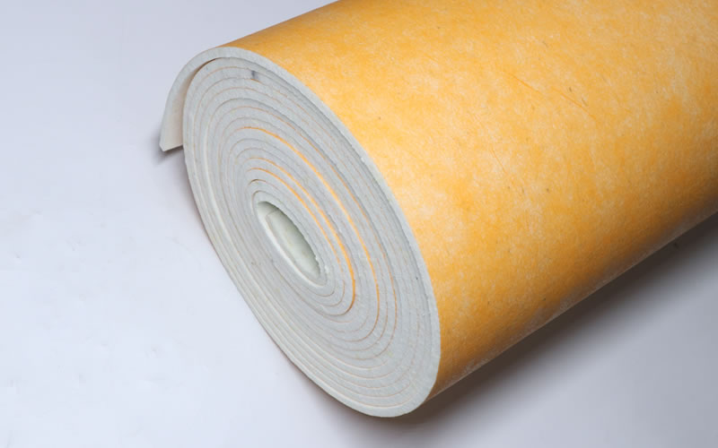 Pu foam underlay with non-woven coating