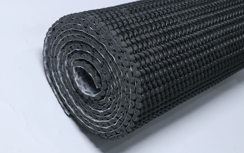 Rubber underlay with black color